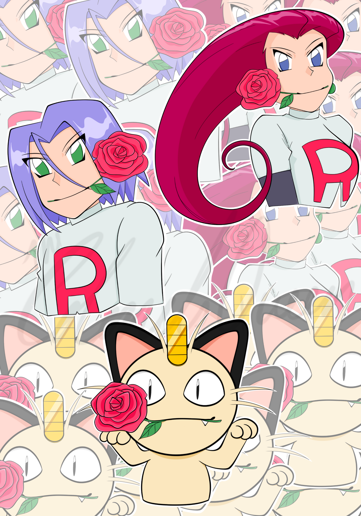 Team Rocket Stickers