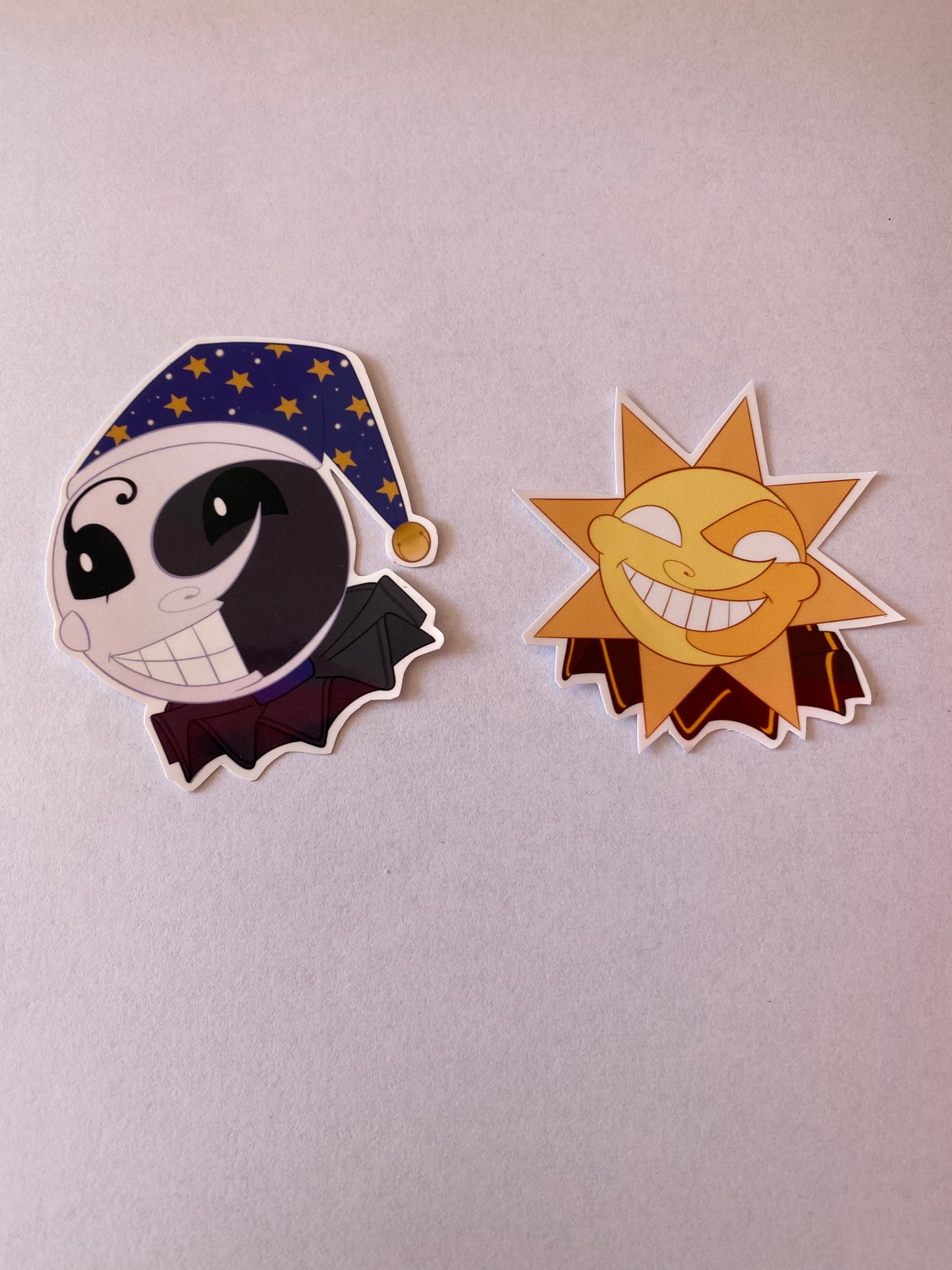 Sun and Moon Stickers - FNAF
